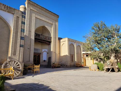 Exterior view, madrasah Polvon-Qori boutique hotel XIX century in Khiva
