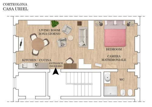  Italian Experience-Uriel Suite Apartment in Corteolona