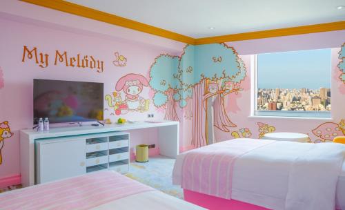 Superior My Melody Themed Twin Room