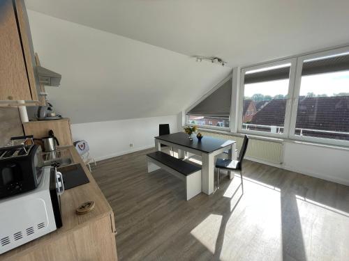 virtuve, Ferienwohnung über den Dächern von Pinnow (Ferienwohnung uber den Dachern von Pinnow) in Pinnow