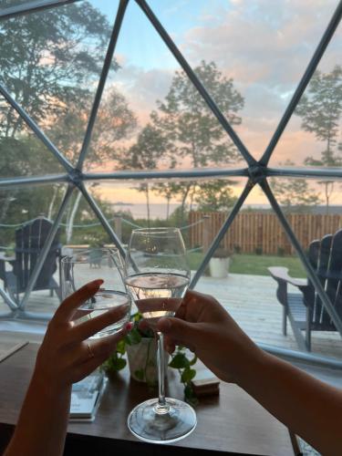 Iekārtas, Geodome water view stay on Grand Manan Island in North Head (NB)