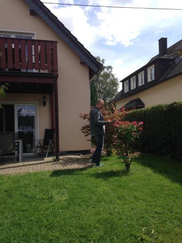 Balkons/terase, Ferienwohnung Magma in Lutzerath