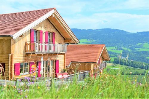 Ferienhaus mit Panoramaausblick und Sauna - 3 SZ - Location saisonnière - Pöllauberg