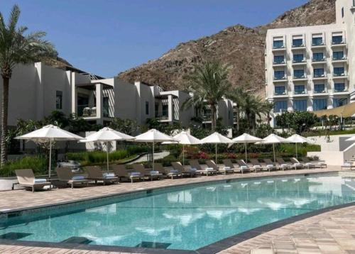 Luxury sea view Apartment In Address Hotel Fujairah Agoda提供写真