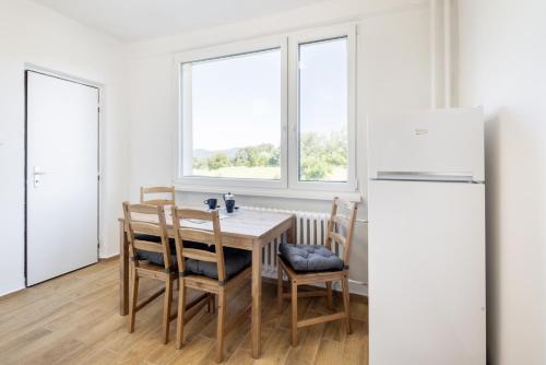 Kitchen, Apartman JakoDoma vlastni parkovani u domu ZDARMA in Ceska Lipa