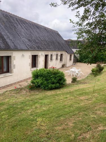 Maison de campagne de plein pied.