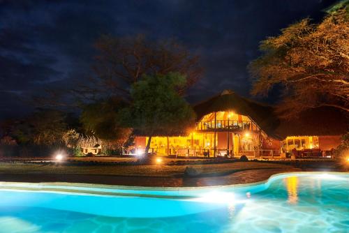 Tawi Lodge in Taman Nasional Amboseli