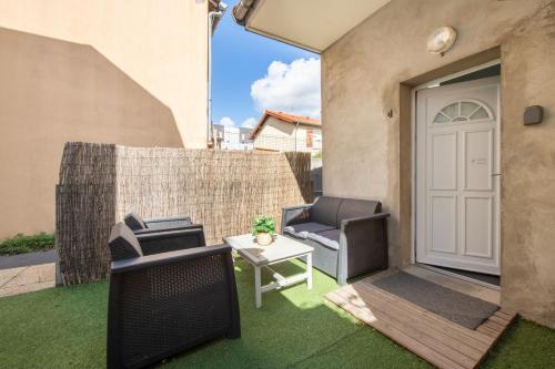 BENFLEET 4 Cosy studio avec grande terrasse de 25 m2