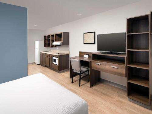 ห้องครัว, WoodSpring Suites Harrisburg Linglestown in แฮร์ริสเบิร์ก (PA)