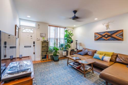 Bedroom in thoughtfully decorated East Passyunk home (South Philadelphia)