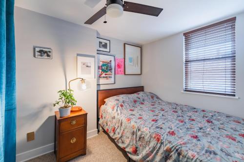 Bedroom in thoughtfully decorated East Passyunk home (South Philadelphia)
