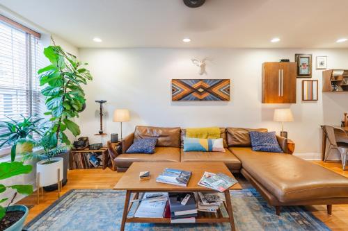 Bedroom in thoughtfully decorated East Passyunk home (South Philadelphia), Philadelphia