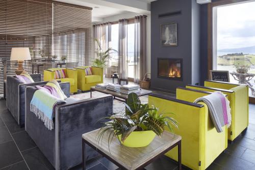 Delt lounge/TV-område, Hotel San Prudentzio in Getaria