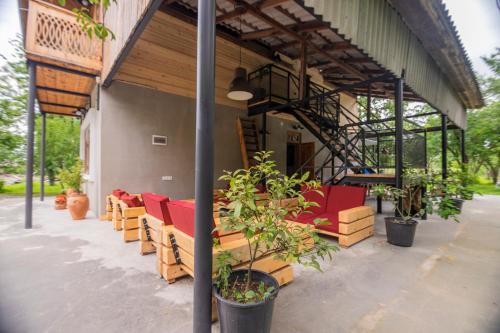 Balkons/terase, Menabde Winery in Kobulety