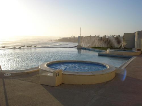 Beachfront Condo close Puerto Nuevo, Papas, and Valle de Guadalupe photo