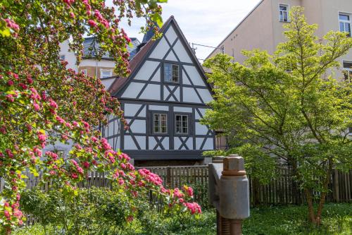 außergewöhnliches, historisches, spätgotisches Wohnhaus von 1519, Gries 5 in Gera, Deutschland