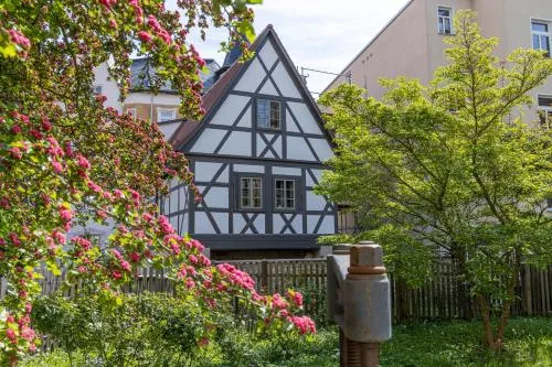 außergewöhnliches, historisches, spätgotisches Wohnhaus von 1519, Gries 5 in Gera, Deutschland