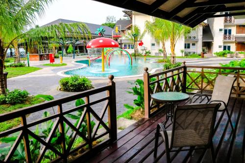 Balcony/terrace, Villea Port Dickson near Blue Lagoon Beach