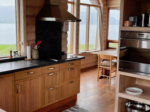 Helgafell retreat center in Svalbardseyri