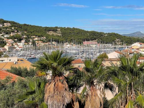 Grande terrasse avec vue mer, résidence récente, tout à pieds - Location saisonnière - Saint-Mandrier-sur-Mer