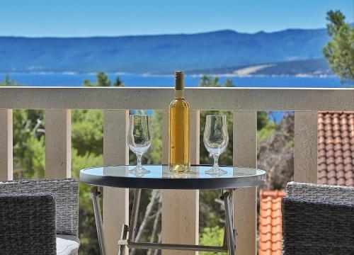 Erkély/terasz, Guest House Marija in Bol