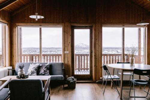 Vista exterior, Hlid Cottages in Myvatn