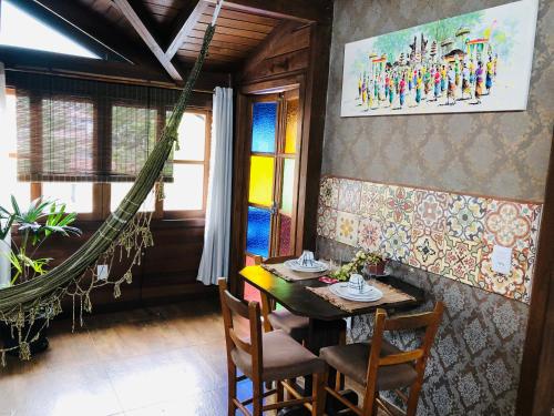 Ételek és italok, Shiva Guest House in Barra da Lagoa Beach