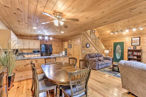 Ellijay Resort Cabin with Deck and Enclosed Porch! in Ellijay, USA