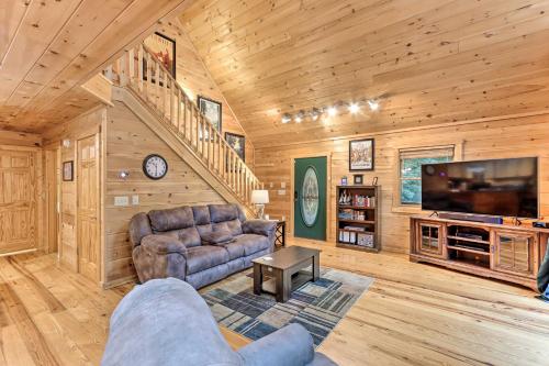 Ellijay Resort Cabin with Deck and Enclosed Porch! in Ellijay, USA