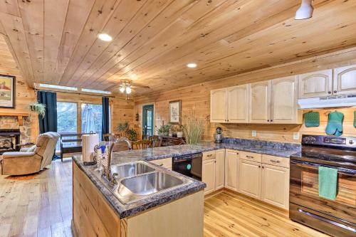 Ellijay Resort Cabin with Deck and Enclosed Porch! in Ellijay, USA