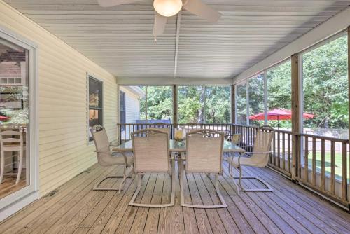 Classy Getaway with Deck and Yard Less Than 1 Mi to Beach