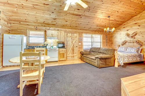 Country Getaway Hot Tub Heart Shaped Jetted Jacuzzi Stone Gas Log Fireplace Rocking Chairs - image 13