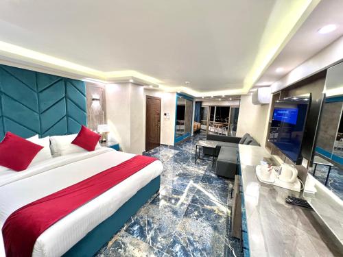 gedeelde lounge/tv-ruimte, Petra Sella Hotel in Petra City Center