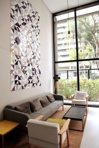 92 New studio next Paulista Av, fast wifi and balcony, São Paulo
