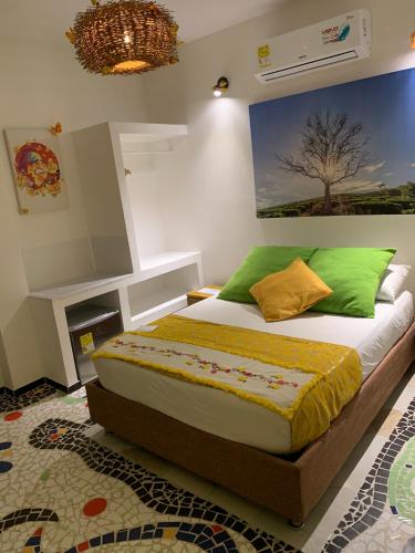 1 double bed