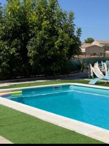 Dārzs, VILLA RURAL con amplia piscina in Campillo de Altobuey