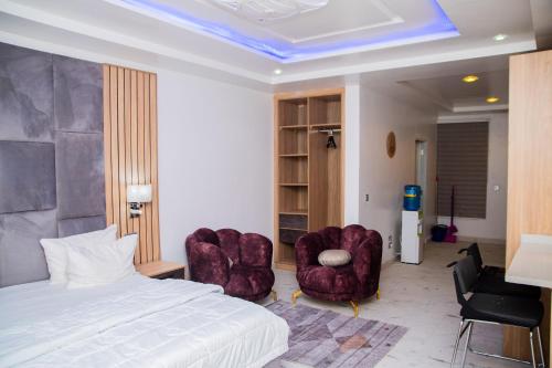 B&B Abuja - Roof top Studio+Gym+Snooker Rhodabode Apt, Nile - Bed and Breakfast Abuja