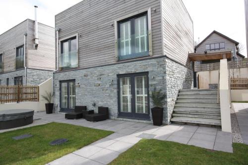 A szálláshely kívülről, House 11 in Porthallow