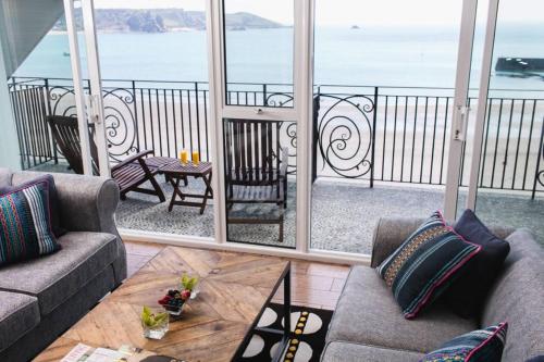 Terraza/balcón, St Brelade's Bay Hotel in Saint Brelade