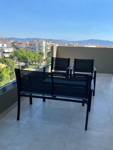 Eleusis Luxury Flat,car park in property in Elefsina