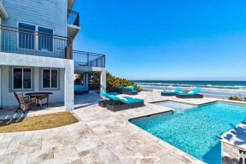 View, Pool 6 Bedrooms Direct Oceanfront 2 Kitchens in Port Orange (FL)