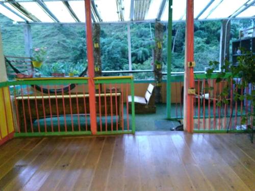 Balcony/terrace, HOSTAL CASA VICTORIA PIJAO in Pijao