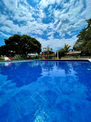 Swimming pool, Hotel Campestre Toro Loco in Guamaral