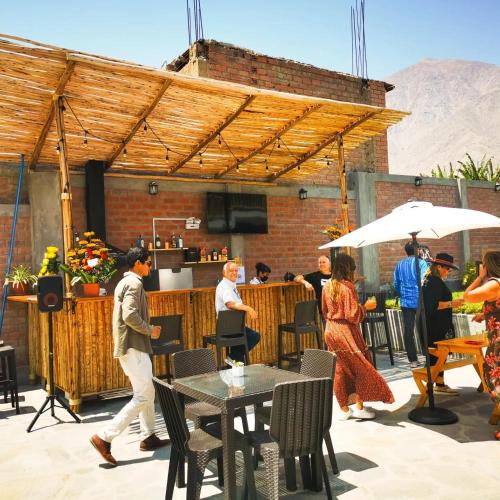 Restaurant, Jalara hotel Boutique Lunahuana in Lunahuana