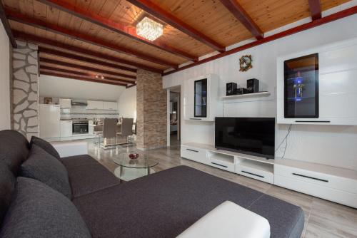 Koplietošanas atpūtas telpa ar TV, Villa Fenix ZadarVillas in Smilcic