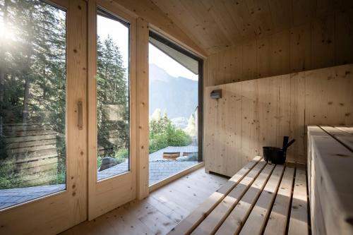 Sauna, Stelza Nature Chalet in Val Di Vizze