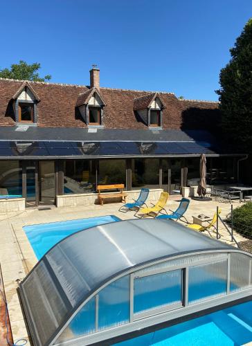 La Charmeraie : gîte de charme, piscine et spa - Location saisonnière - Thésée