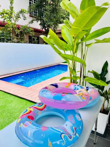 Swimming pool, Karak Garden Villa - Homestay in Bentong