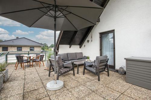 Terraza/balcón, Hotel Schomacker in Lilienthal