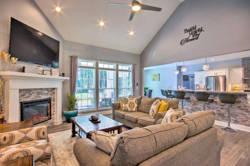 . Bright Hopkins Home w/ Game Room & Fire Pit!